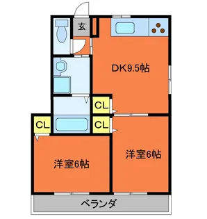 メゾンラフィネ【1階】の間取り
