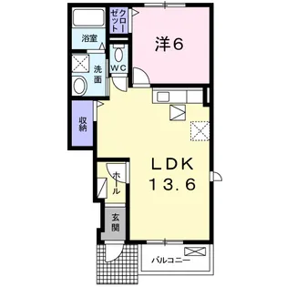 フェリーチェT Ⅰ【1階】の間取り