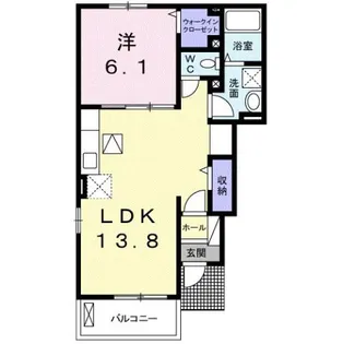 グリーン ハイツ【1階】の間取り