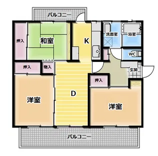 京都東山405棟【51号室】の間取り