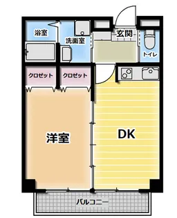 ローズ【503号室】の間取り