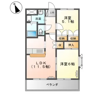 リオ・グランデ【2階】の間取り