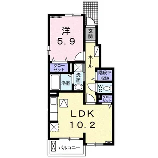 エール【1階】の間取り