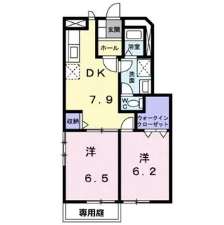 ヴァーナル・エース【1階】の間取り
