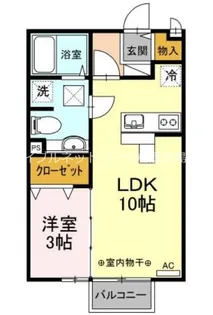 ステラ壱番館【2階】の間取り