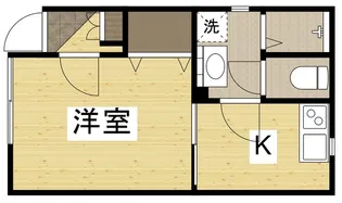 パスティア新倉敷【101号室】の間取り