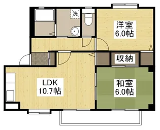 フォブールソレイユ【1階】の間取り