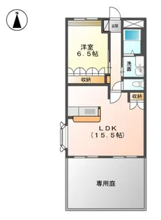 クオリティーハイム【1階】の間取り