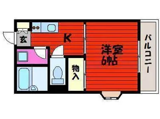 エトワール庄【204号室】の間取り