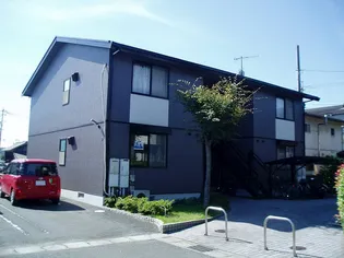 ハーモニーハイツA【1階】の外観