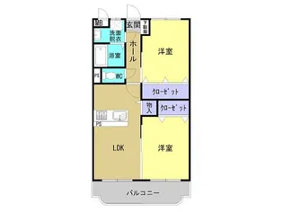 岡山県倉敷市玉島【マンション】の間取り