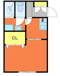 パスティア新倉敷【201号室】の間取り
