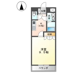 ハーベスト南畝【1階】の間取り