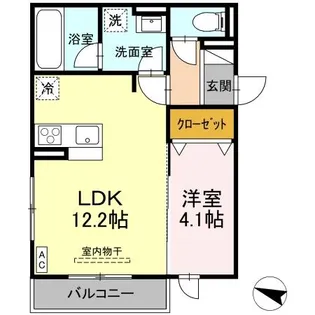 西町SUZUKAZE【2階】の間取り