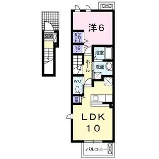 ハッピー・レモンC【2階】の間取り
