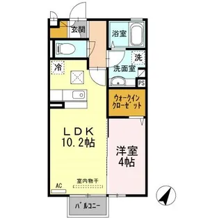 カーサグランデAgas【1階】の間取り