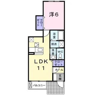プラシードS【1階】の間取り
