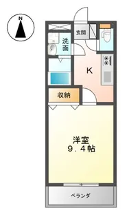 サンコート窪津【2階】の間取り