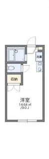レオパレスリヴェール杉原【2階】の間取り