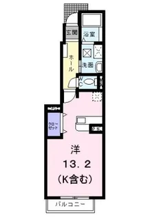 スティブル備後B【1階】の間取り