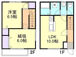 サンポートN【D号号室】の間取り