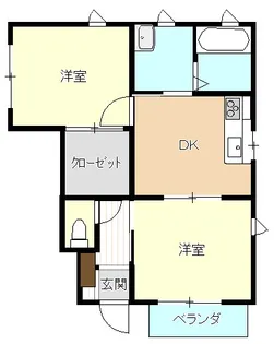 エリモ【1階】の間取り