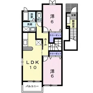 ヴィータ・リベラ国分寺C【2階】の間取り