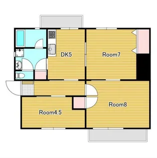 フォルトゥーナ新北【303号室】の間取り