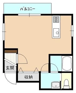 chiffon-K【1階】の間取り