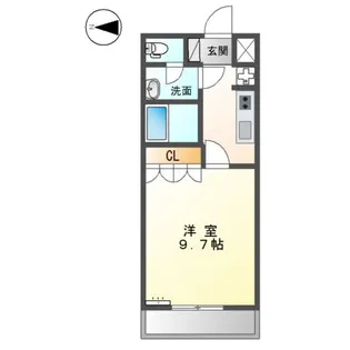 ヴィア イン シンタク【1階】の間取り