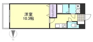 岡山県倉敷市笹沖【アパート】の間取り