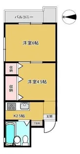 Lコート【2階】の間取り