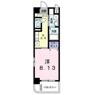 サニーソレイユ南蔵王【4階】の間取り