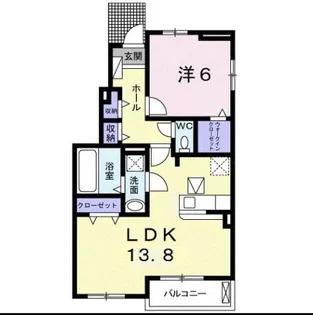 サン ヴェルジェ II【1階】の間取り