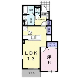 Porte Regalo Ⅰ【1階】の間取り