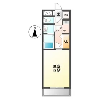 ウイング春日【3階】の間取り