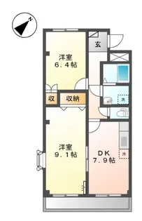 プロニティ マイス【2階】の間取り