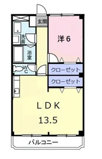 ニューマリッチミマヤ【4階】の間取り