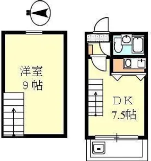 am'sII【402号室】の間取り