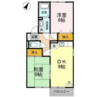 フォレスタ・エイト【101号室】の間取り