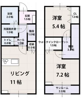 タリスヴィータ B棟【103号室】の間取り