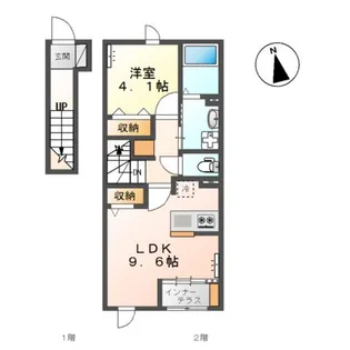 プルンバーゴ【2階】の間取り