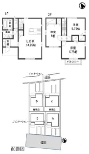 岡山県倉敷市連島町西之浦【一戸建】の間取り