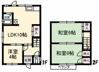香川県高松市木太町【一戸建】の間取り