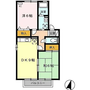 セレーノ・今保 B棟【2階】の間取り