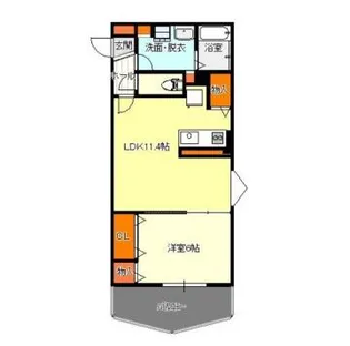 L’Etoile【106(※)号室】の間取り