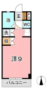 サンライズブルー【2階】の間取り