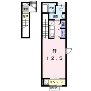 ガーデンハウスM C【2階】の間取り