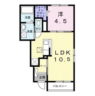 エトワール ブランシュ【1階】の間取り