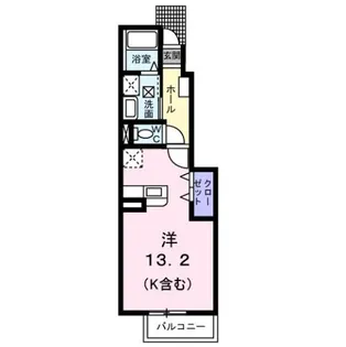 スティブル備後B【1階】の間取り